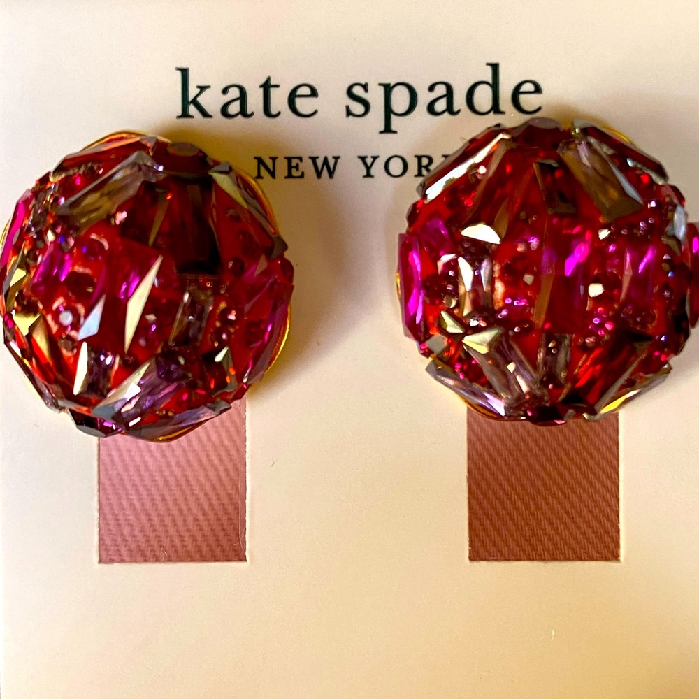 New kate spade Baguette Multicolored Stone Studs - Picture 5 of 11
